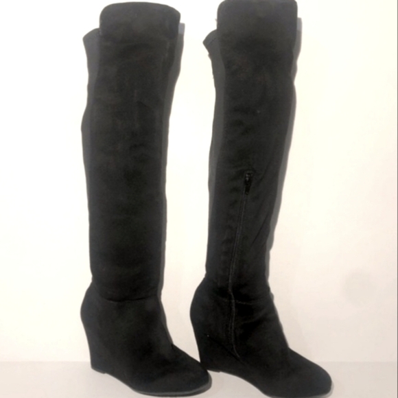 Chinese Laundry Shoes - Chinese laundry sz 6 suede thigh high boots